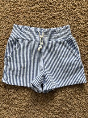 Tommy Bahama Blue and White Striped Kids Shorts